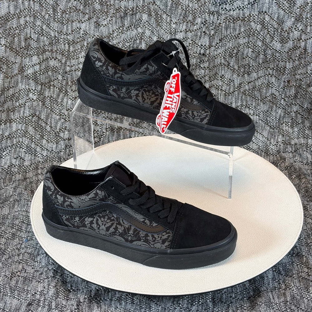 Vans Old Skool Tapestry Raven Sneakers Women's 7.5 - Picture 3 of 7